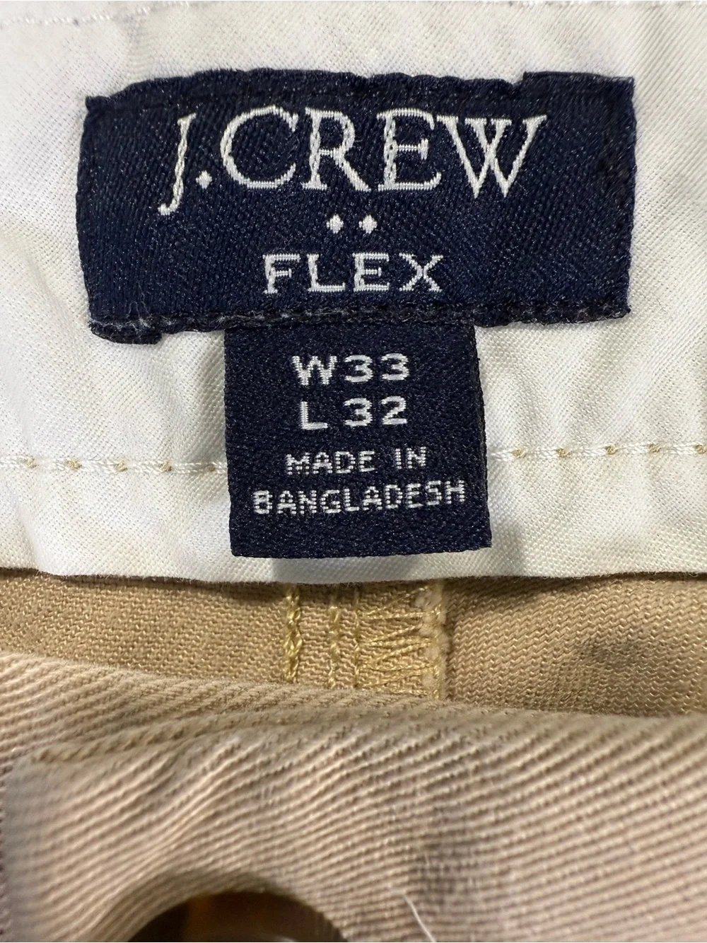 J. Crew Slim Chino Pants in Khaki Tan